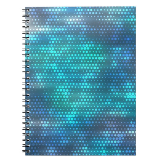 Carnet Design arrière - plan bleu abstrait créatif. (Devant)