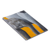 Carnet design avec éléphant et enfant (Côté Droit)