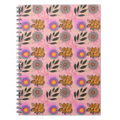 Carnet Design botanique moderne Mandala (Devant)