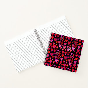 Carnet Design chaleureux rouge