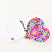 Carnet Design Coeur coloré (Intérieur)