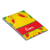 Carnet design coloré Abstrait sur (Côté Droit)