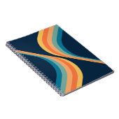 Carnet Design coloré d'ailes de style rétro (Côté Droit)