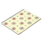 Carnet Design coloré soleil et étoiles (Côté gauche)