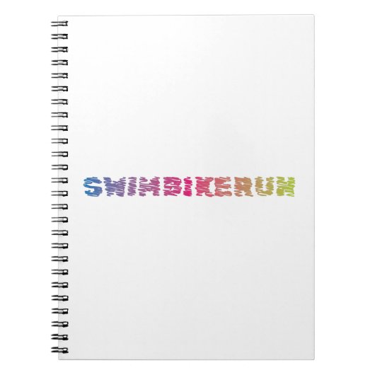 Carnet Design Cool de triathlon (Devant)