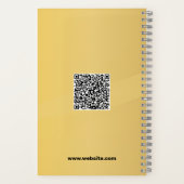 Carnet Design couleur or (Verso)