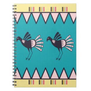 Carnet design d'art africain Abstrait. Trib dessiné à la