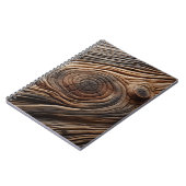 Carnet Design d'art en bois Abstrait (Côté gauche)