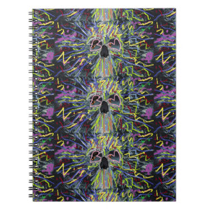 Carnet Design d'art squelette