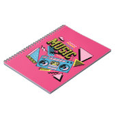 Carnet Design de boite de musique de style rétro (Côté gauche)