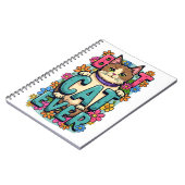 Carnet Design de charme pour amoureux de les chats (Côté gauche)