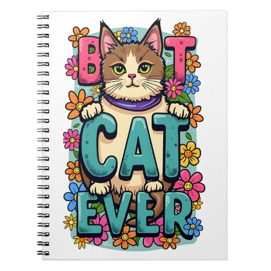 Carnet Design de charme pour amoureux de les chats (Devant)