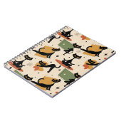 Carnet Design de chat atomique du milieu du siècle | Chat (Côté gauche)