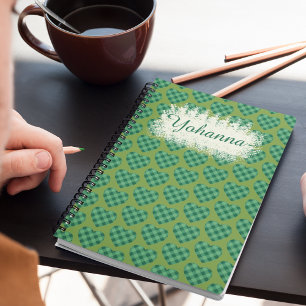 Carnet Design de coeur tatan irlandais personnalisé