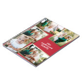 Carnet design de famille multi photo or moderne (Côté gauche)