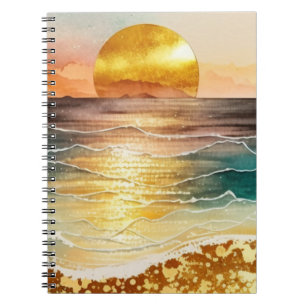 Carnet Design de la gamme Watercolor Beach 3