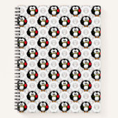Carnet Design de Motif de surface de pingouin mou Imprime (Devant)