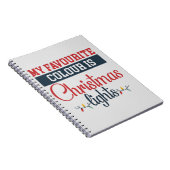 Carnet Design de Noël avec lumières (Côté Droit)