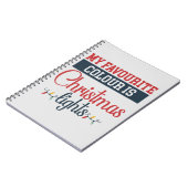 Carnet Design de Noël avec lumières (Côté gauche)