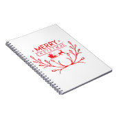 Carnet Design de Noël avec rennes (Côté Droit)
