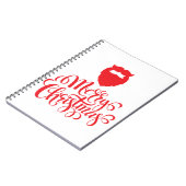 Carnet Design de Noël Barbe Père Noël (Côté gauche)