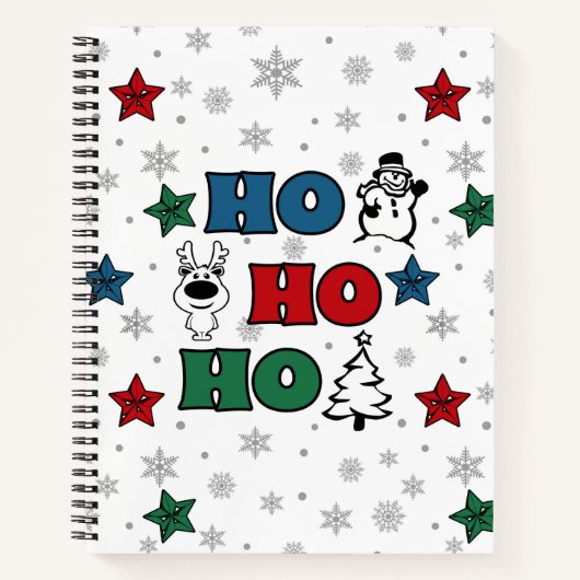 Carnet Design de Noël Ho-Ho-Ho (Devant)