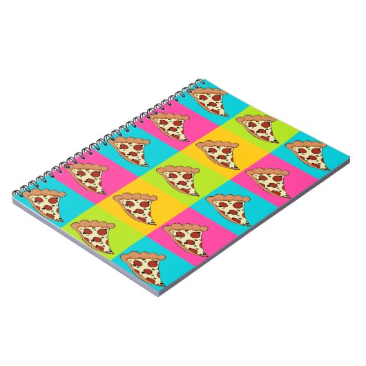 Carnet design de pizza (Côté gauche)