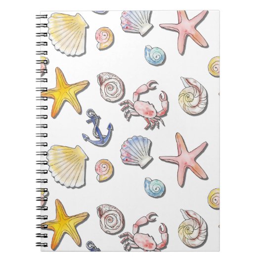 Carnet Design de plage simple et agréable (Devant)