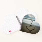 Carnet Design de sable de plage "You & Me" (Intérieur)