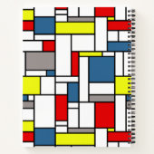 Carnet Design de style mondrien (Dos)
