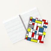 Carnet Design de style mondrien (Intérieur)