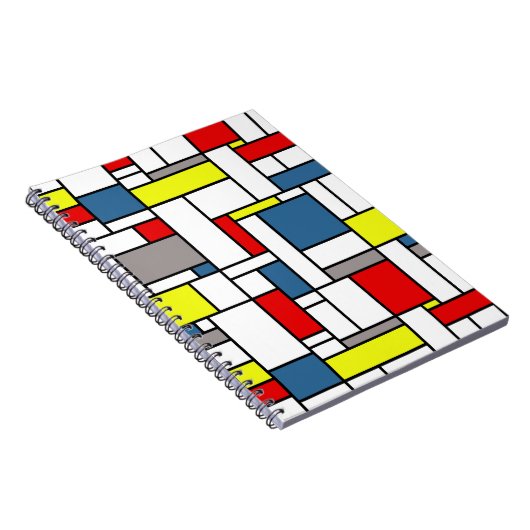 Carnet Design de style mondrien (Côté Droit)