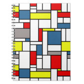 Carnet Design de style mondrien (Devant)