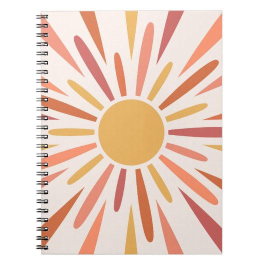 Carnet Design de style rétro coloré (Devant)