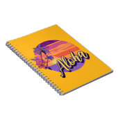 Carnet Design de texte de style rétro "Aloha" (Côté Droit)