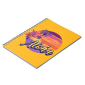 Carnet Design de texte de style rétro "Aloha" (Côté gauche)