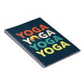 Carnet Design de texte Yoga (Côté Droit)