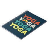 Carnet Design de texte Yoga (Côté gauche)