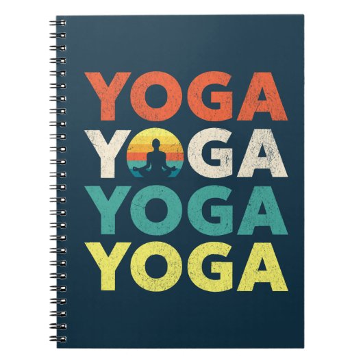 Carnet Design de texte Yoga (Devant)