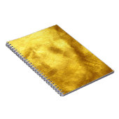 Carnet Design de Texture Dorée Luxueux (Côté Droit)