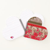 Carnet Design de tissu complexe avec motifs floraux (Intérieur)