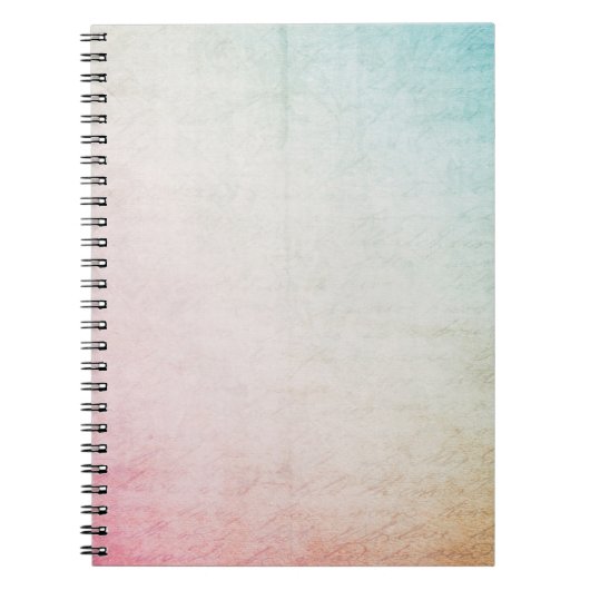 Carnet Design des couleurs de papier texture (Devant)