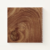 Carnet Design d'intérieur minimaliste en bois de teck (Dos)