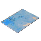 Carnet Design du ciel bleu Pastel (Côté gauche)