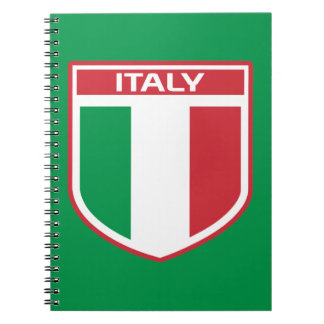 Carnet Design du drapeau/de l'insigne en Italie