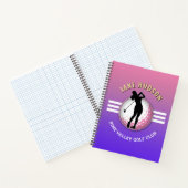 Carnet Design élégant de Golfeur pour femmes (Intérieur)
