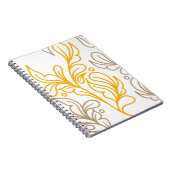 Carnet Design en feuille Boho d'or (Côté Droit)