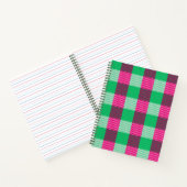 Carnet Design En vichy chèque rose (Intérieur)