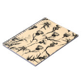 Carnet design floral, décoration d'intérieur, décoration (Côté gauche)