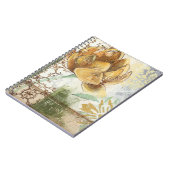 Carnet Design Fresque décoratif avec Fleur Globe (Côté gauche)